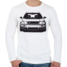 PRINTFASHION Audi RS - Férfi hosszú ujjú póló - Fehér férfi póló