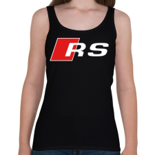 PRINTFASHION Audi RS - Női atléta - Fekete női trikó