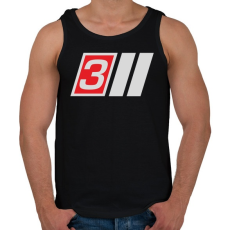 PRINTFASHION AUDI S3 - Férfi atléta - Fekete