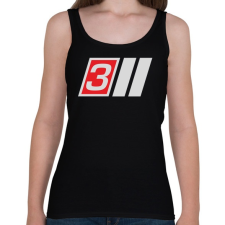 PRINTFASHION AUDI S3 - Női atléta - Fekete női trikó