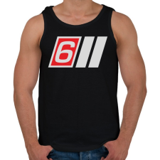 PRINTFASHION AUDI S6 - Férfi atléta - Fekete atléta, trikó