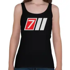PRINTFASHION AUDI S7 - Női atléta - Fekete női trikó