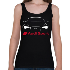 PRINTFASHION Audi Sport - Női atléta - Fekete