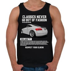 PRINTFASHION Audi TT - Férfi atléta - Fekete