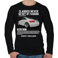 PRINTFASHION Audi TT - Férfi hosszú ujjú póló - Fekete férfi póló