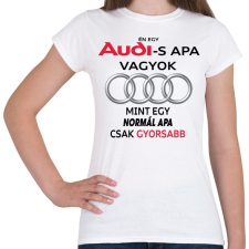 PRINTFASHION audika - Női póló - Fehér női póló