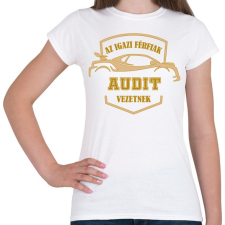 PRINTFASHION Audis sofőr - Női póló - Fehér női póló