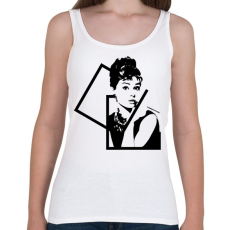 PRINTFASHION Audrey Hepburn - Női atléta - Fehér