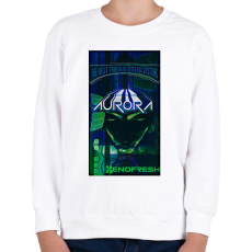 PRINTFASHION Aurora - Gyerek pulóver - Fehér