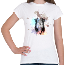 PRINTFASHION Ausztrál juhászkutya splash - Női póló - Fehér női póló