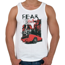 PRINTFASHION Autó  - Férfi atléta - Fehér