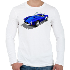 PRINTFASHION Autó - Férfi hosszú ujjú póló - Fehér férfi póló