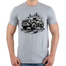 PRINTFASHION Autó - Férfi póló - Sport szürke férfi póló