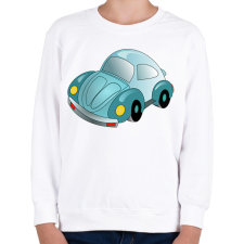 PRINTFASHION Autó - Gyerek pulóver - Fehér gyerek pulóver, kardigán