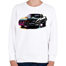 PRINTFASHION Autó - Gyerek pulóver - Fehér gyerek pulóver, kardigán
