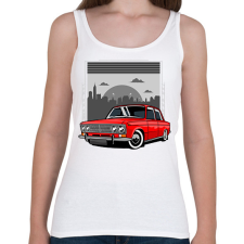 PRINTFASHION Autó - Női atléta - Fehér női trikó
