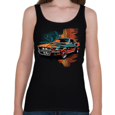 PRINTFASHION Autó  - Női atléta - Fekete