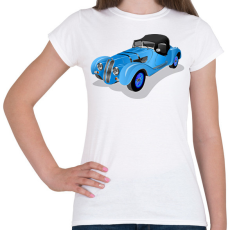 PRINTFASHION Autó - Női póló - Fehér