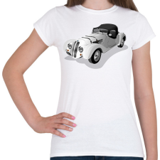 PRINTFASHION Autó - Női póló - Fehér női póló
