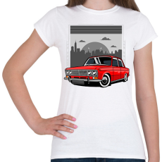 PRINTFASHION Autó  - Női póló - Fehér