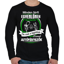 PRINTFASHION Autófényezők születésnapja - Férfi hosszú ujjú póló - Fekete férfi póló