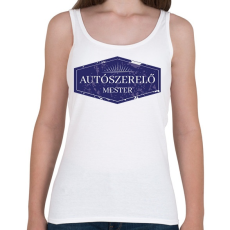 PRINTFASHION Autószerelő mester - Női atléta - Fehér