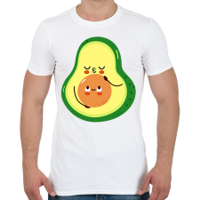 PRINTFASHION Avokádó anyuka - Férfi póló - Fehér férfi póló