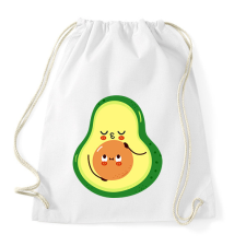 PRINTFASHION Avokádó anyuka - Sportzsák, Tornazsák - Fehér tornazsák