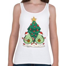 PRINTFASHION Avokádó karácsony - Női atléta - Fehér