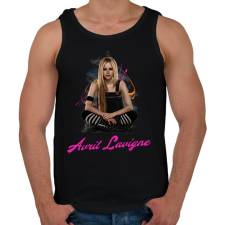 PRINTFASHION avril lavigne 2 - Férfi atléta - Fekete atléta, trikó