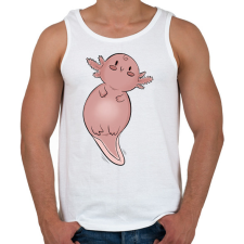 PRINTFASHION Axolotl - Férfi atléta - Fehér atléta, trikó