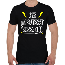 PRINTFASHION Az aputest vonzó! - Férfi póló - Fekete férfi póló