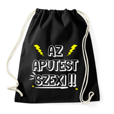 PRINTFASHION Az aputest vonzó! - Sportzsák, Tornazsák - Fekete tornazsák