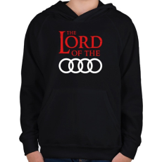 PRINTFASHION Az audik ura - Gyerek kapucnis pulóver - Fekete