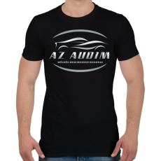 PRINTFASHION Az audim nélkül - Férfi póló - Fekete