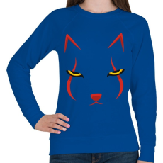 PRINTFASHION Az cica - Női pulóver - Királykék