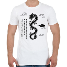 PRINTFASHION Az ég összedől - Férfi póló - Fehér férfi póló