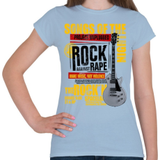 PRINTFASHION Az éj dala - Női póló - Világoskék