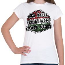PRINTFASHION Az éjjel soha nem érhet véget - Női póló - Fehér női póló