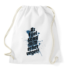 PRINTFASHION Az éjjel soha nem érhet véget! - Sportzsák, Tornazsák - Fehér tornazsák