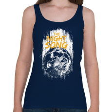 PRINTFASHION Az éjszaka hangja - Női atléta - Sötétkék