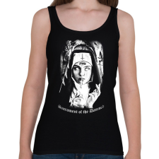PRINTFASHION Az elkárhozottak szentsége - Okkult Design - Női atléta - Fekete női trikó