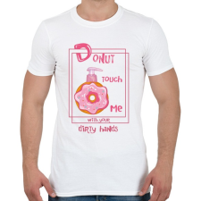 PRINTFASHION Az ellenállhatatlan fánk - Férfi póló - Fehér férfi póló