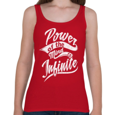 PRINTFASHION Az elme ereje - Női atléta - Cseresznyepiros női trikó