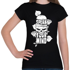 PRINTFASHION Az elméd - Női póló - Fekete