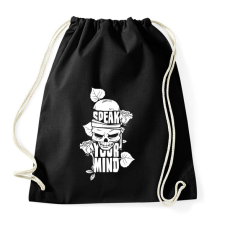 PRINTFASHION Az elméd - Sportzsák, Tornazsák - Fekete tornazsák