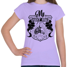 PRINTFASHION Az első biciklim - Női póló - Viola női póló
