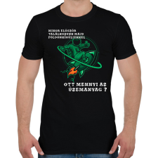 PRINTFASHION Az elsö találkozás - Férfi póló - Fekete férfi póló