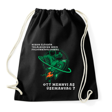 PRINTFASHION Az elsö találkozás - Sportzsák, Tornazsák - Fekete tornazsák