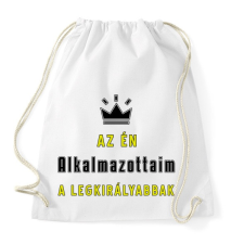 PRINTFASHION Az én alkalmazottaim - Sportzsák, Tornazsák - Fehér tornazsák